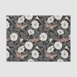 Papel De Seda Flores de luna y poliéster 2