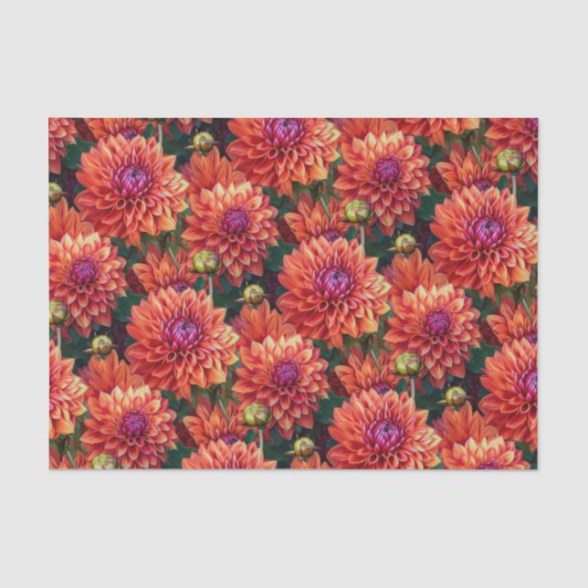 Papel De Seda Flores de Madres Florales (Anverso)