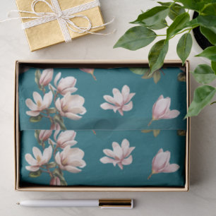 Papel De Seda Flores de Magnolia del Sur