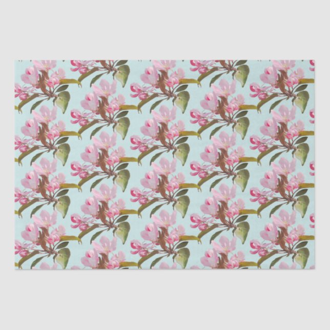 Papel De Seda Flores de manzana (Anverso)