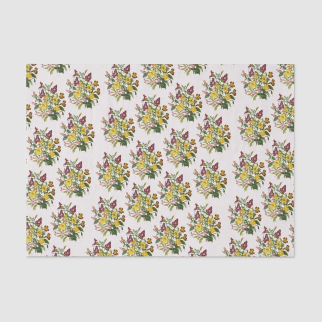 Papel De Seda Flores de mono (Anverso)