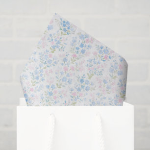 Papel De Seda Flores de Navidades de los Abuelos de Preppy
