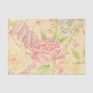 Papel De Seda Flores de Peonía