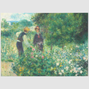 Papel De Seda Flores de picado por Auguste Renoir