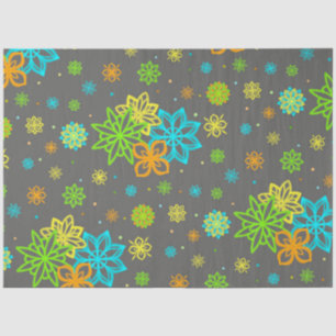 Papel De Seda Flores de punta de felpa - Patrón Emmy
