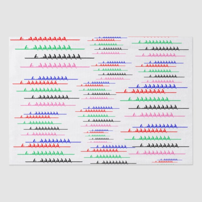 Papel De Seda Flores de raza en tripulación - Carreras de cinco  (Anverso)
