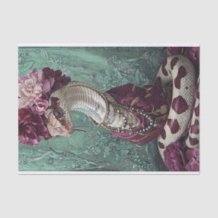 Papel De Seda Flores de serpientes