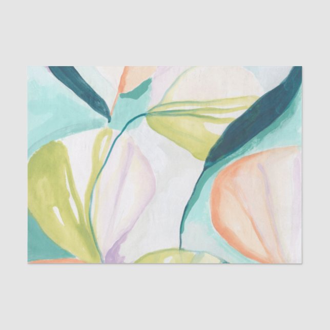 Papel De Seda Flores de ventilador IV (Anverso)