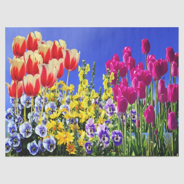 Papel De Seda Flores de Verano (Anverso)