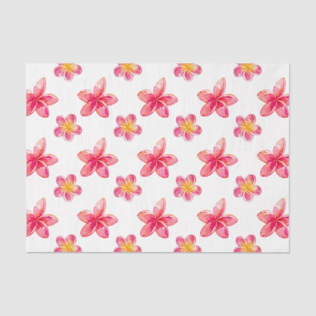 Papel De Seda Flores (Diseño 39 Serie Roja) (Anverso)