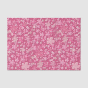 Papel De Seda Flores dispersas-PAPEL DE ENVOLTURA Mauve-TISSUE