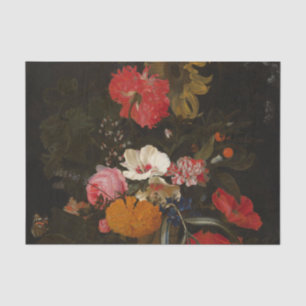 Papel De Seda Flores en una vesícula ornamental