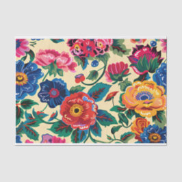 Papel De Seda Flores Frida Kahlo, México, desenlace hispano