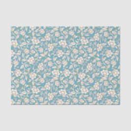 Papel De Seda Flores giratorias amarillas y azules