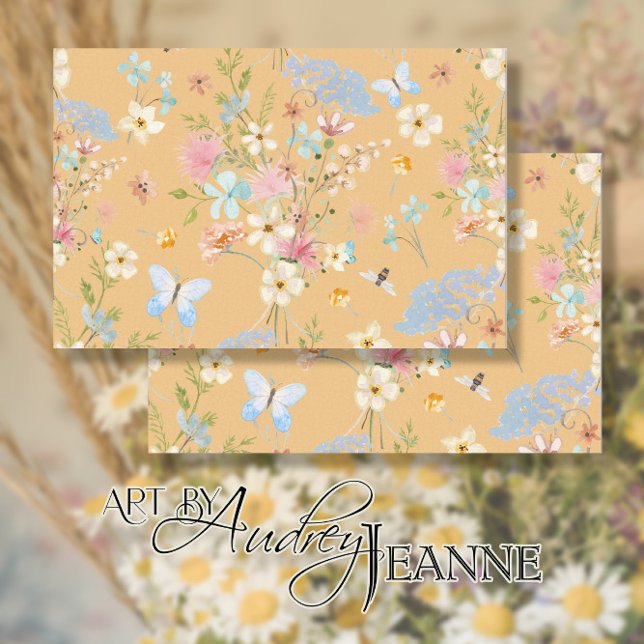Papel De Seda Flores naturales Flores Flores Mariposa Decoución (Subido por el creador)