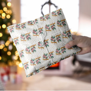 Papel De Seda Flores navidades
