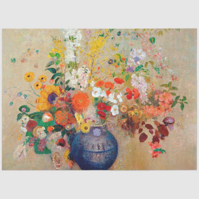 Papel De Seda Flores, Redon (Anverso)