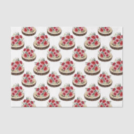 Papel De Seda Flores rojas (serie roja Design 36)