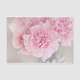 Papel De Seda Flores rosa