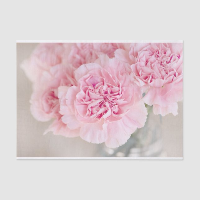 Papel De Seda Flores rosa (Anverso)