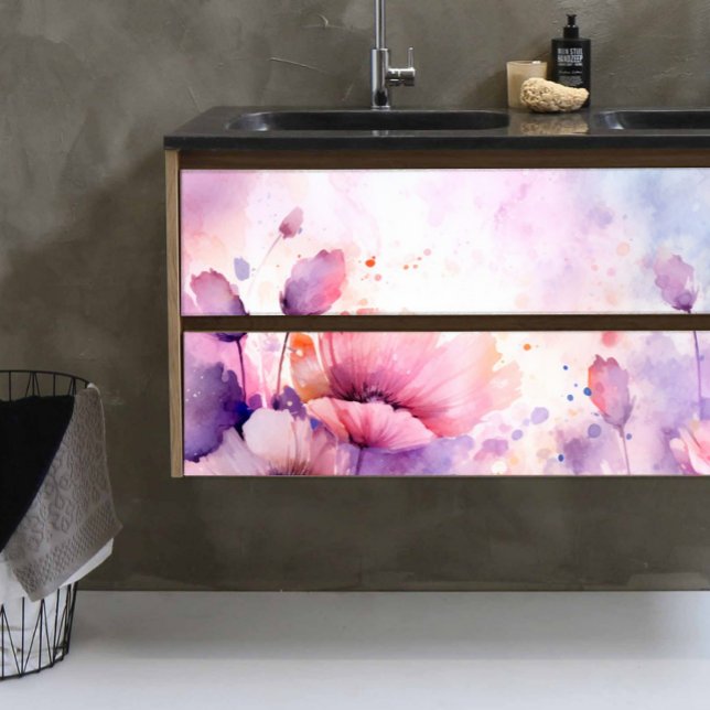 Papel De Seda Flores rosa y lagarta en la niebla (Subido por el creador)