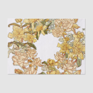 Papel De Seda Flores rosadas de flor flor de flores de primavera