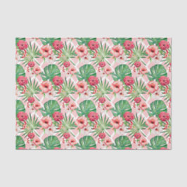 Papel De Seda Flores Rosadas (Diseño 16 Serie Rosa)