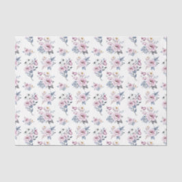 Papel De Seda Flores Rosadas (Diseño 22 Serie Rosa)