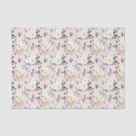 Papel De Seda Flores Rosadas (Diseño 26 Serie Rosa)