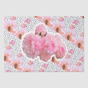 Papel De Seda Flores rosas