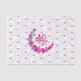 Papel De Seda Flores rosas eid mubarak
