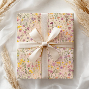 Papel De Seda Flores silvestres que crecen silvestres