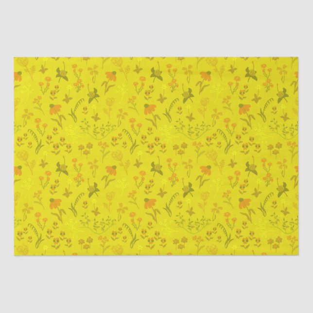 Papel De Seda Flores Sunny Meadow (Anverso)