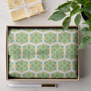 Papel De Seda Flores Verdes, Patrón De Flores, Patrón Floral