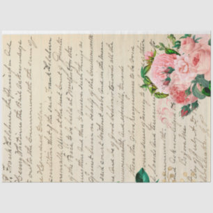 Papel De Seda Flores y Ephemera serie de diseño #7