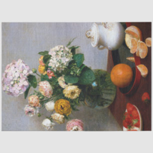 Papel De Seda Flores y fruta, Henri Fantin-Latour