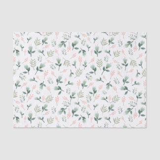 Papel de seda flores y hojas tropicales