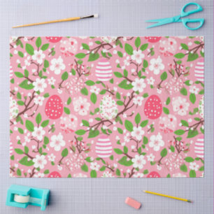 Papel De Seda Flores y Huevos
