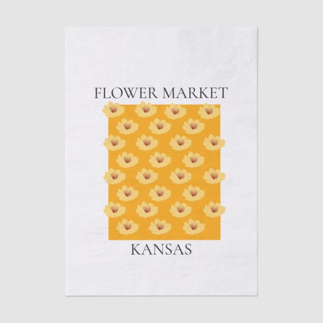 Papel De Seda Flower Market - Kansas (Anverso)
