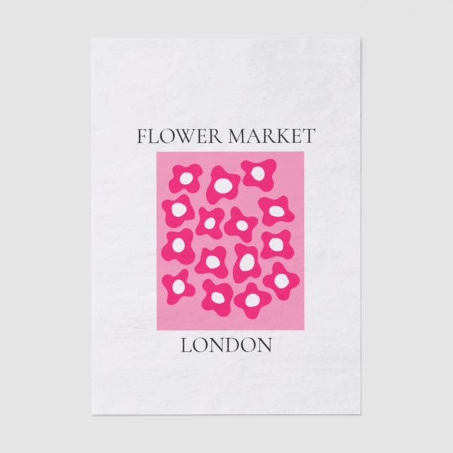 Papel De Seda Flower Market - London (Anverso)