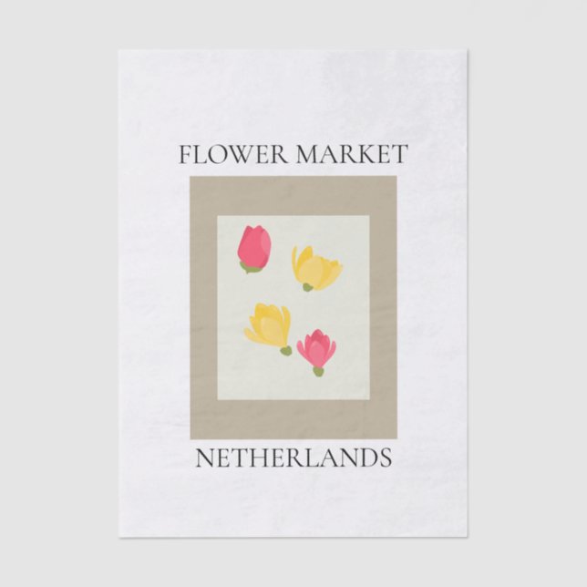 Papel De Seda Flower Market - Netherlands (Anverso)