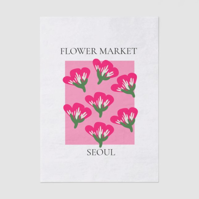 Papel De Seda Flower Market - Seoul (Anverso)
