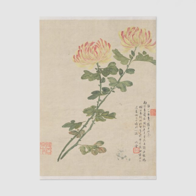 Papel De Seda Flowers Pl. 10 by Liang Yuwei (Anverso)