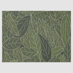 Papel De Seda Foliage de las hojas verdes