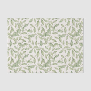 Papel De Seda follaje verde bonito