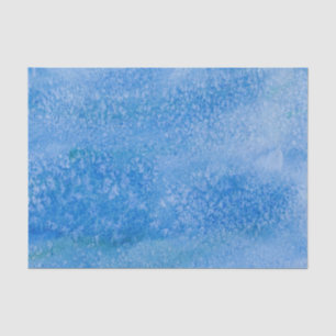 Papel De Seda Fondo azul de la acuarela