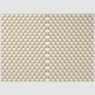 Papel De Seda fondo blanco con hojas verdes sobre él