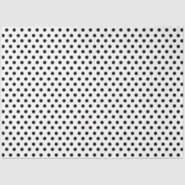 Papel De Seda Fondo blanco con puntos de polka negro
