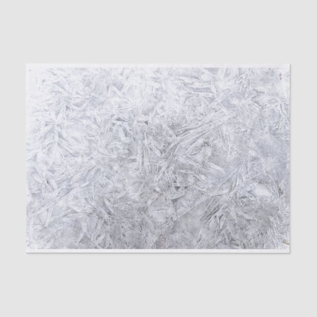 Papel De Seda Fondo Blanco Y Gris Claro Congelado (Anverso)