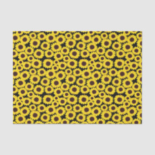 Papel De Seda Fondo con girasoles